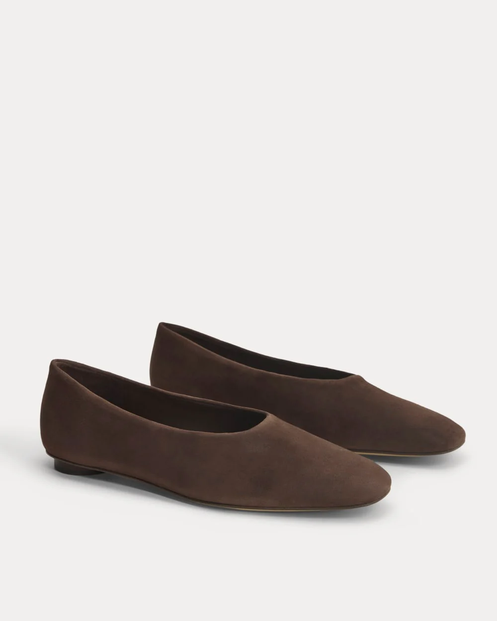 High-Vamp Leather Flat