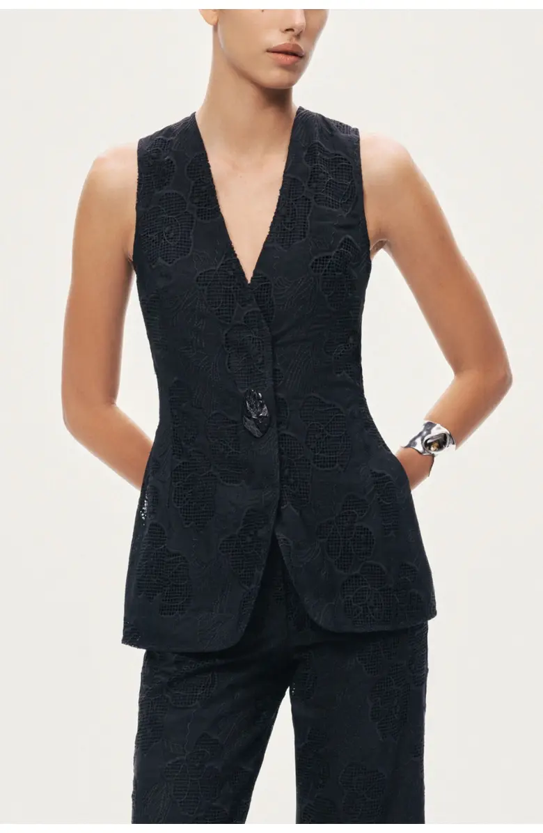 Elongated Tailored Vest